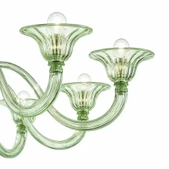 Murano Glas Kronleuchter mit Rigadin Details von Simoeng für Simoeng