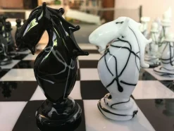 Murano Glas Schachbrett von Simoeng, Italien