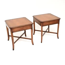 Nachttische im Georgischen Stil, 1950er, 2er Set