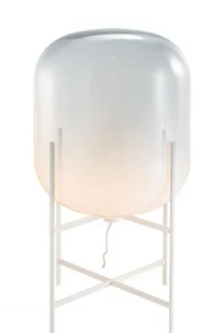 Oda Medium in Moonlight Weiß & Weiß Stehlampe von Sebastian Herkner für Pulpo