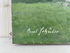 Paul Schuler, Croda Rossa d'Ampezzo, 1920er, Ölgemälde auf Leinwand, gerahmt