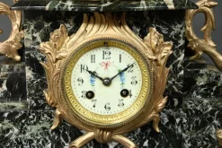 Pendel aus Regulate und Marmor von A. Moreau, 1890er