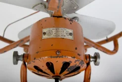 Peter Behrens zugeschriebener Art Deco Tischventilator für Aeg Elektro Praga, 1930er