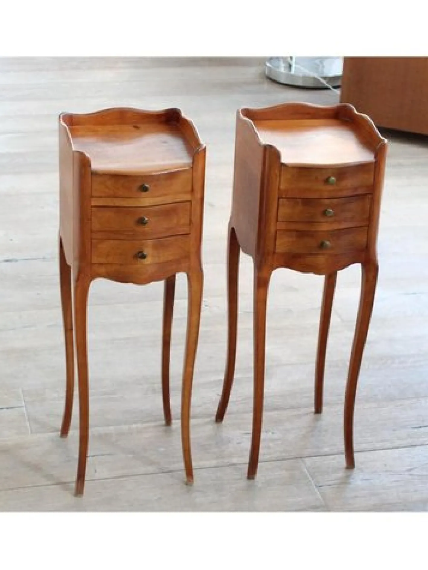 Petit Nachttische, Frankreich, 1920, 2er Set