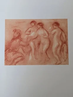 Pierre-Auguste Renoir, Urteil von Paris, Lithographie