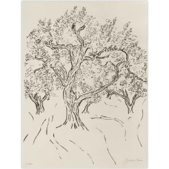 Pierre Boncompain, Figuier III, 1990, Lithographie