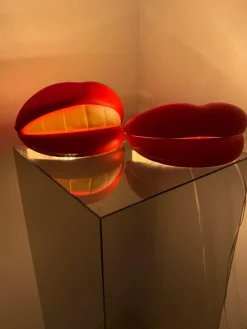 Pop Art Flabb Lips Lampen von Ikea, Schweden, 2003, 2er Set