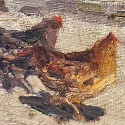 Populäre Gerichtsszene, Frühe 1900er, Ölgemälde auf Leinwand