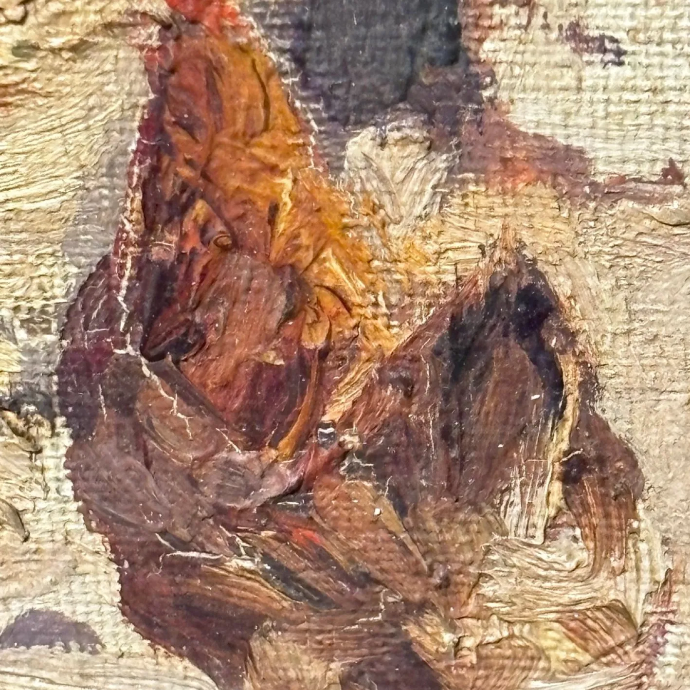 Populäre Gerichtsszene, Frühe 1900er, Ölgemälde auf Leinwand