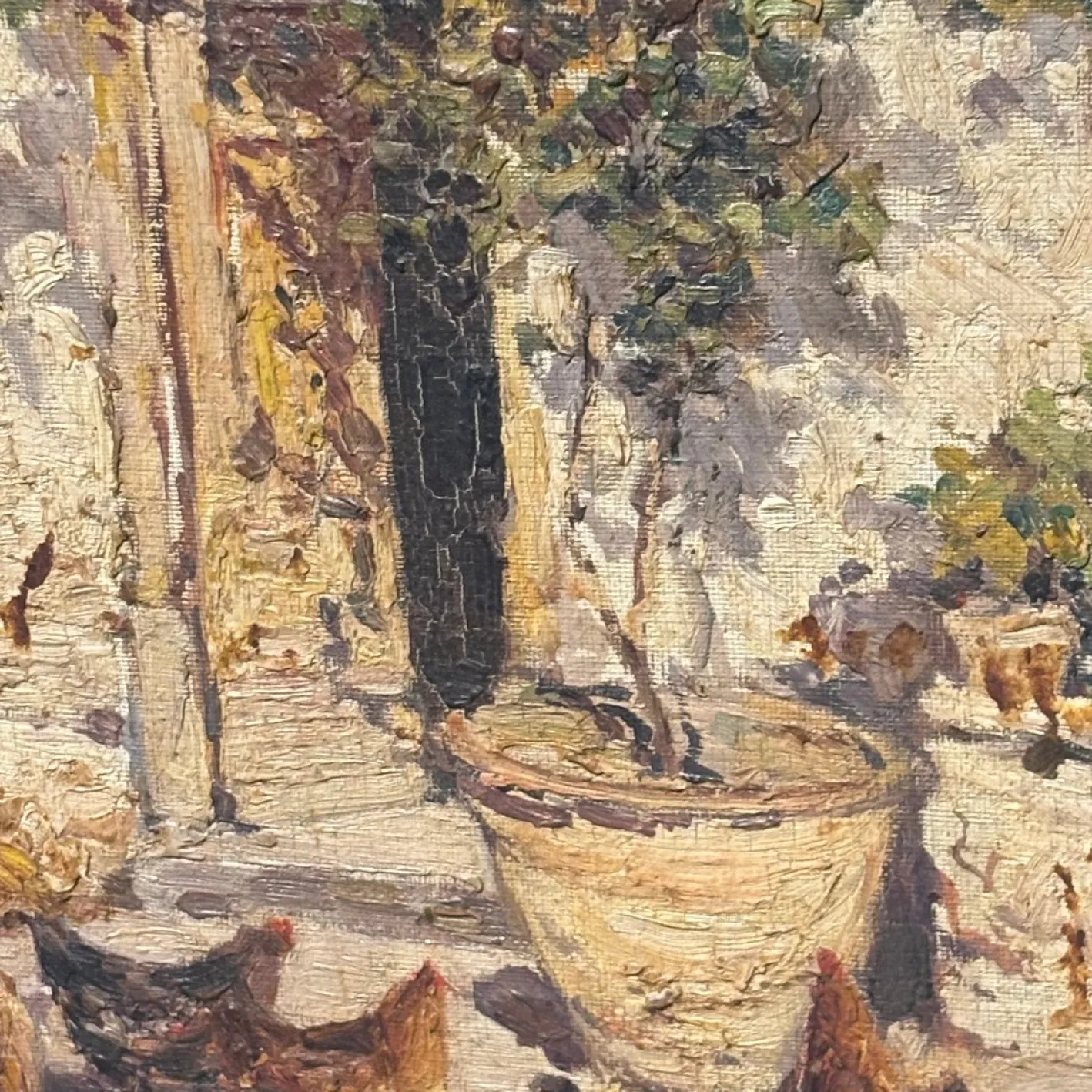 Populäre Gerichtsszene, Frühe 1900er, Ölgemälde auf Leinwand