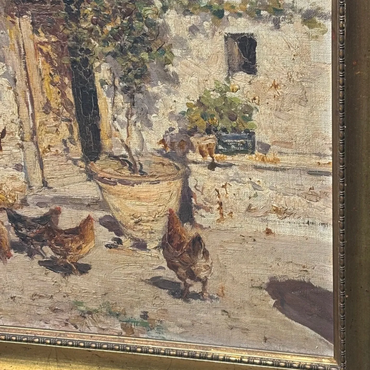 Populäre Gerichtsszene, Frühe 1900er, Ölgemälde auf Leinwand