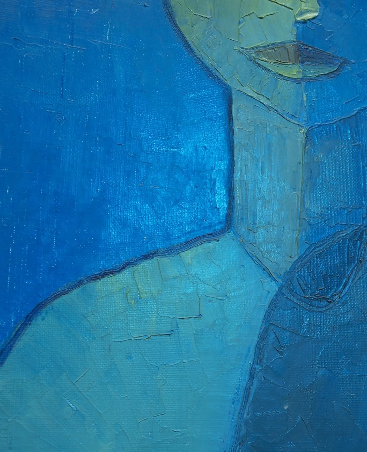 Portrait with Three Characters, Clemencet, 1972
