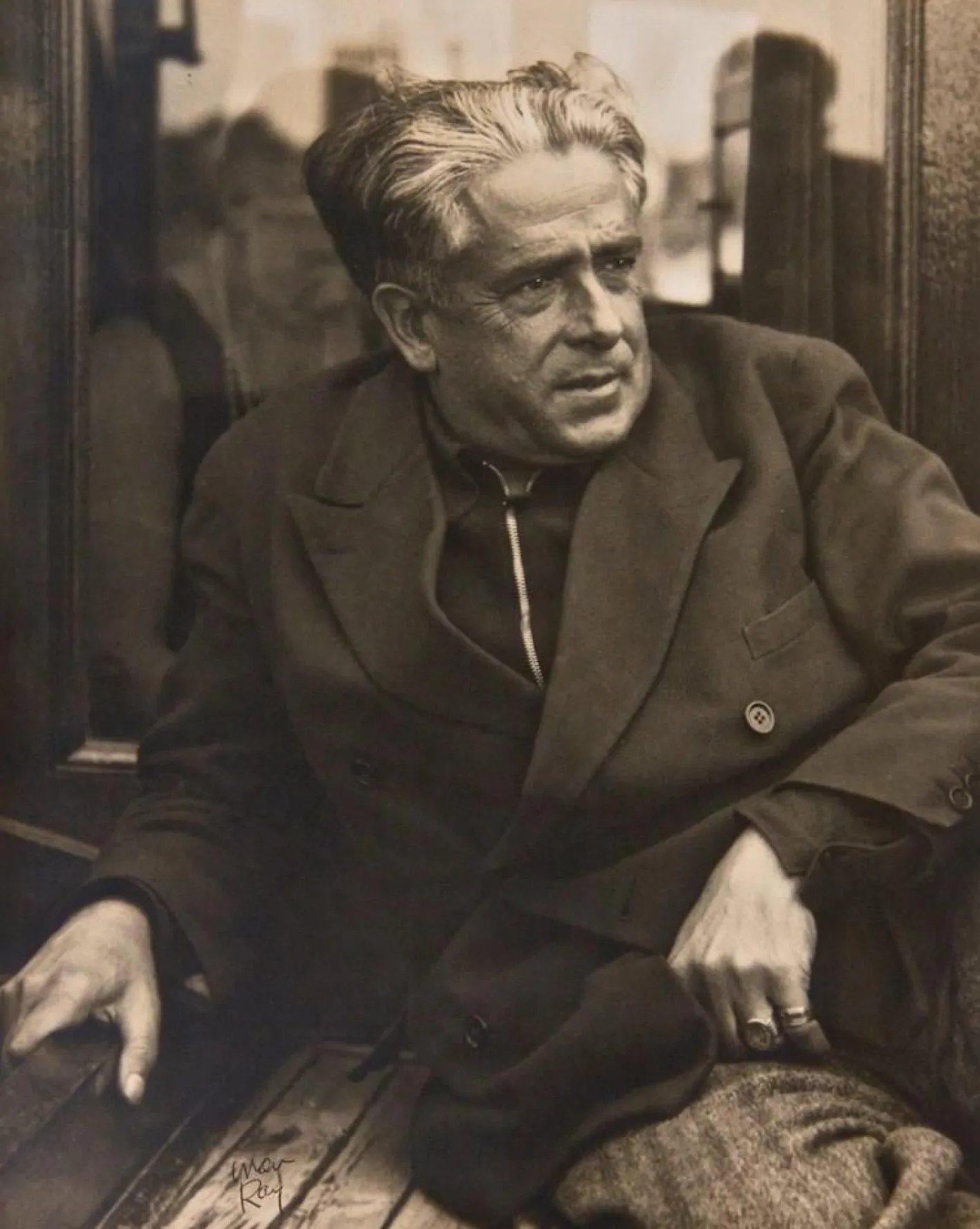 Porträt von Francis Picabia - Original Photo von Man Ray - 1935 1935
