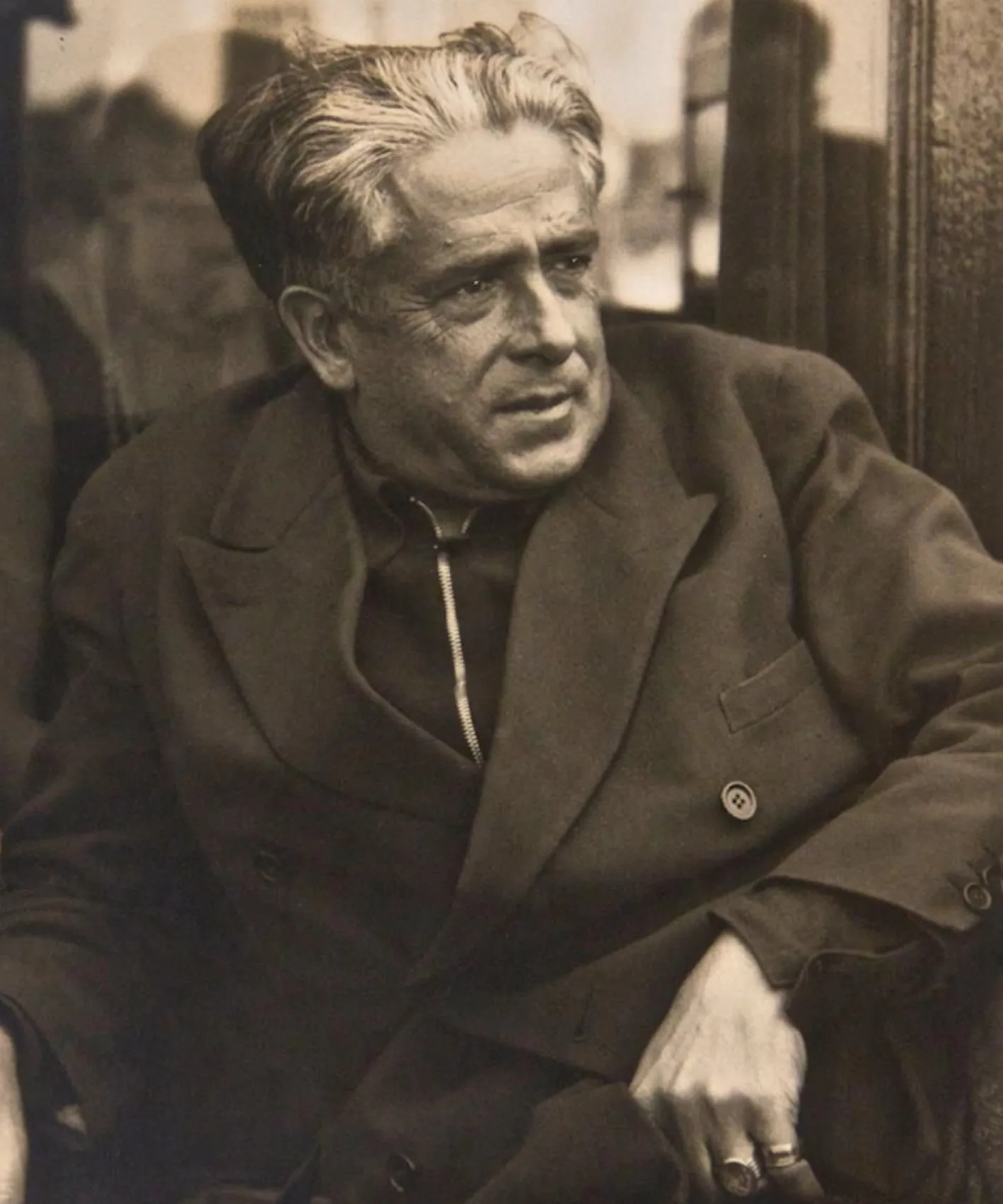 Porträt von Francis Picabia - Original Photo von Man Ray - 1935 1935