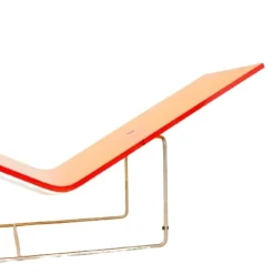 Postmoderner Futurismus Out/In Chaise Longue aus bernsteinfarbenem Acryl von Jean-Marie Massaud für Driade, 2001