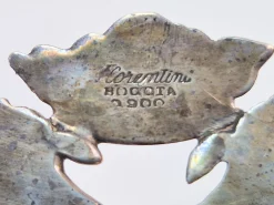 900 Pure Silver Servierplatte von Florentina, Bogota, Kolumbien, 1970er
