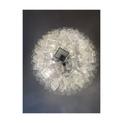 Quadratischer Kronleuchter aus Muranoglas von Simoeng