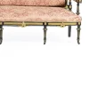 Queen Mary Sofa und Sessel, 19. Jh., 2er Set