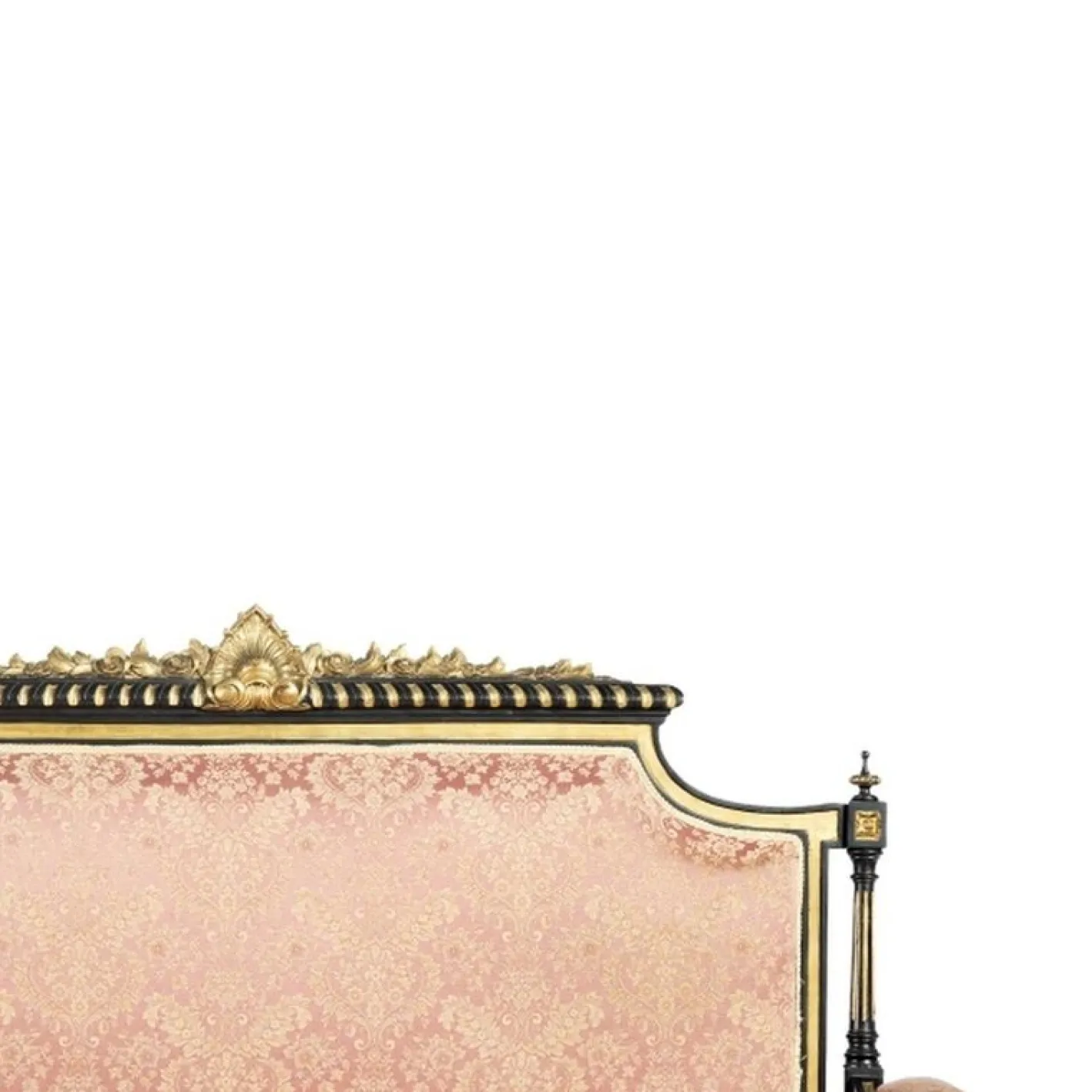 Queen Mary Sofa und Sessel, 19. Jh., 2er Set