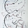 Rafael Alberti, Buchstabe E, 1972, Lithographie