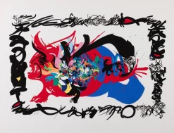 Raymond Moretti, Rimbaud's Poetic Illuminations, Siebdruck