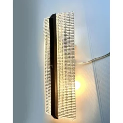 Rechteckige Brünische Wandleuchten aus Muranoglas von Simoeng für Simoeng, 2er Set