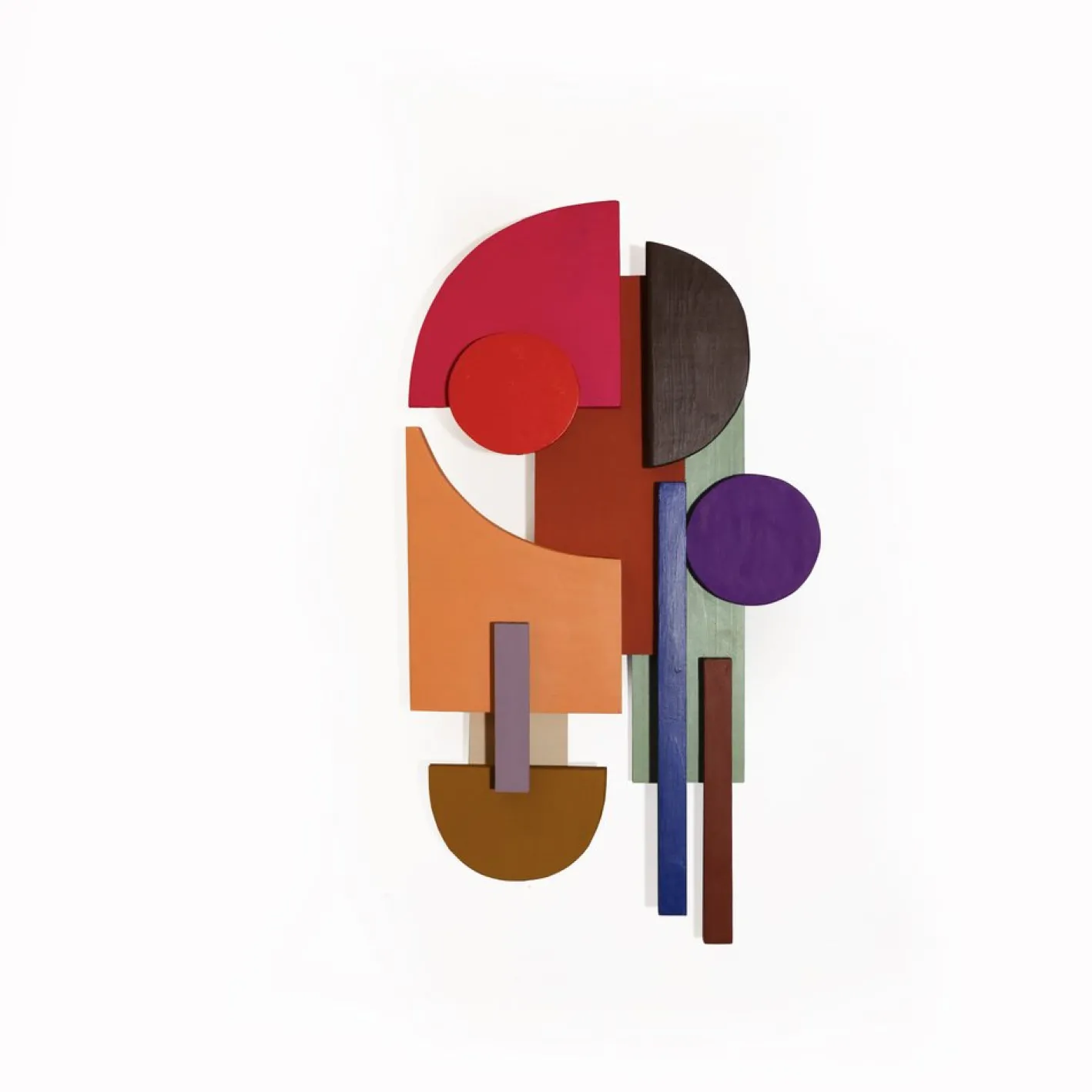 Red Dot Purple Dot Skulptur von Tilde Grynnerup