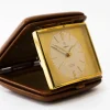 Reisewecker aus Leder von Junghans, 1960er