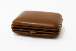 Reisewecker aus Leder von Junghans, 1960er