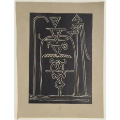 Robert Muller, Tsopani III, 1983, Holzschnitt
