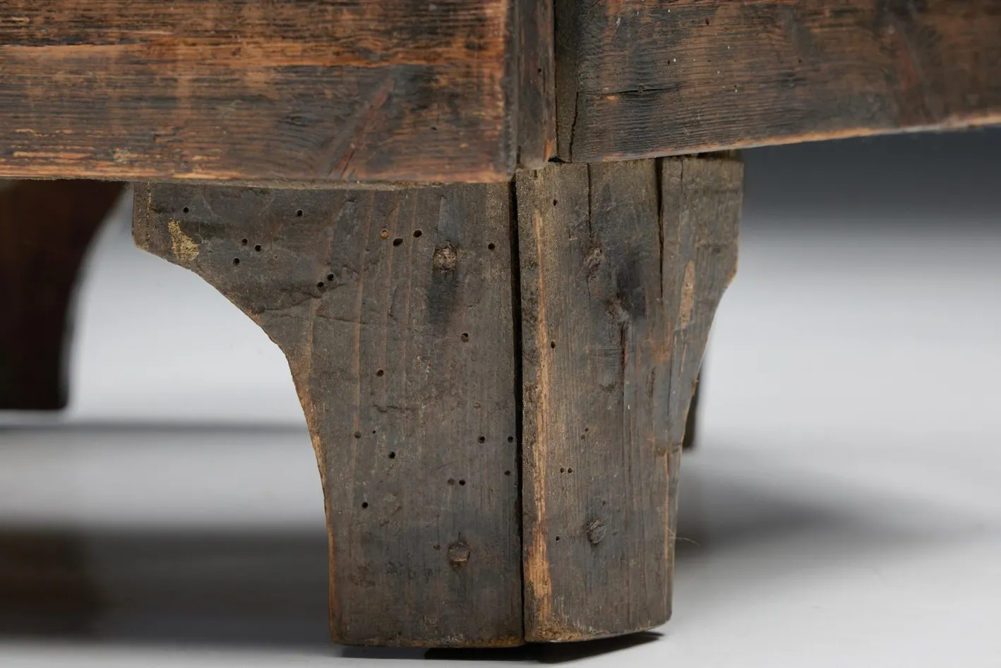 Robuster Vintage Kinderstuhl aus Holz