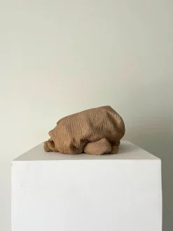 Roger Denton, Handgeschnitzte Falthose, 21st Century, Stone