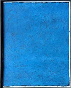 Rolf Hans, Large Framed Monochrome Oil Pastell auf Karton, 1986