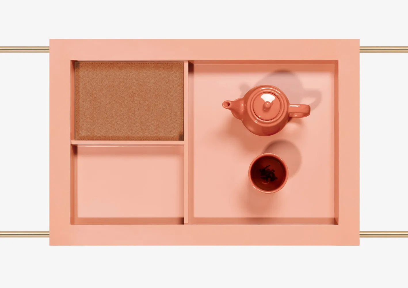 Rose Teewagen von Marqqa, 4er Set
