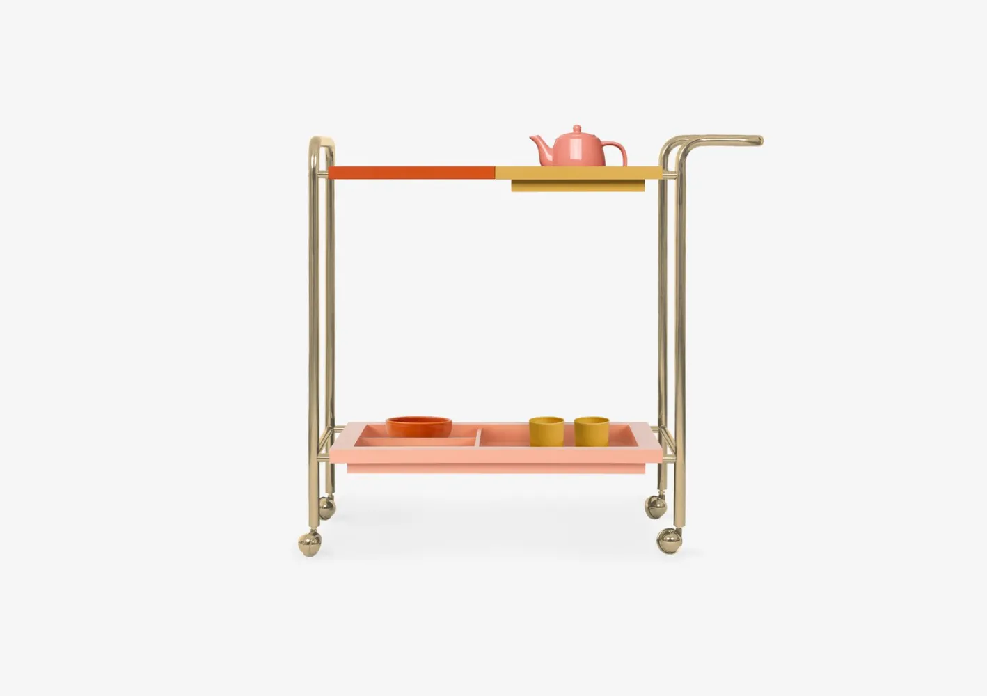 Rose Teewagen von Marqqa, 4er Set