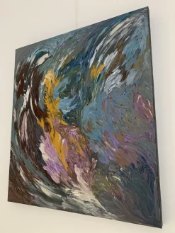 Rosetta Vercellotti, L'energia del coraggio, 2023, Acryl auf Leinwand
