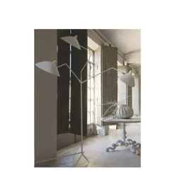 3 Rotating Arms Stehlampe von Serge Mouille