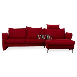 Rotes Loredo Ecksofa mit Funktion von Mondo