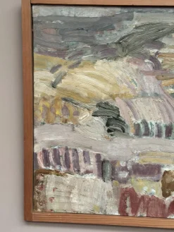 Rune Rådsten, Katalanische Landschaft, 1960er, Öl auf Leinwand, gerahmt