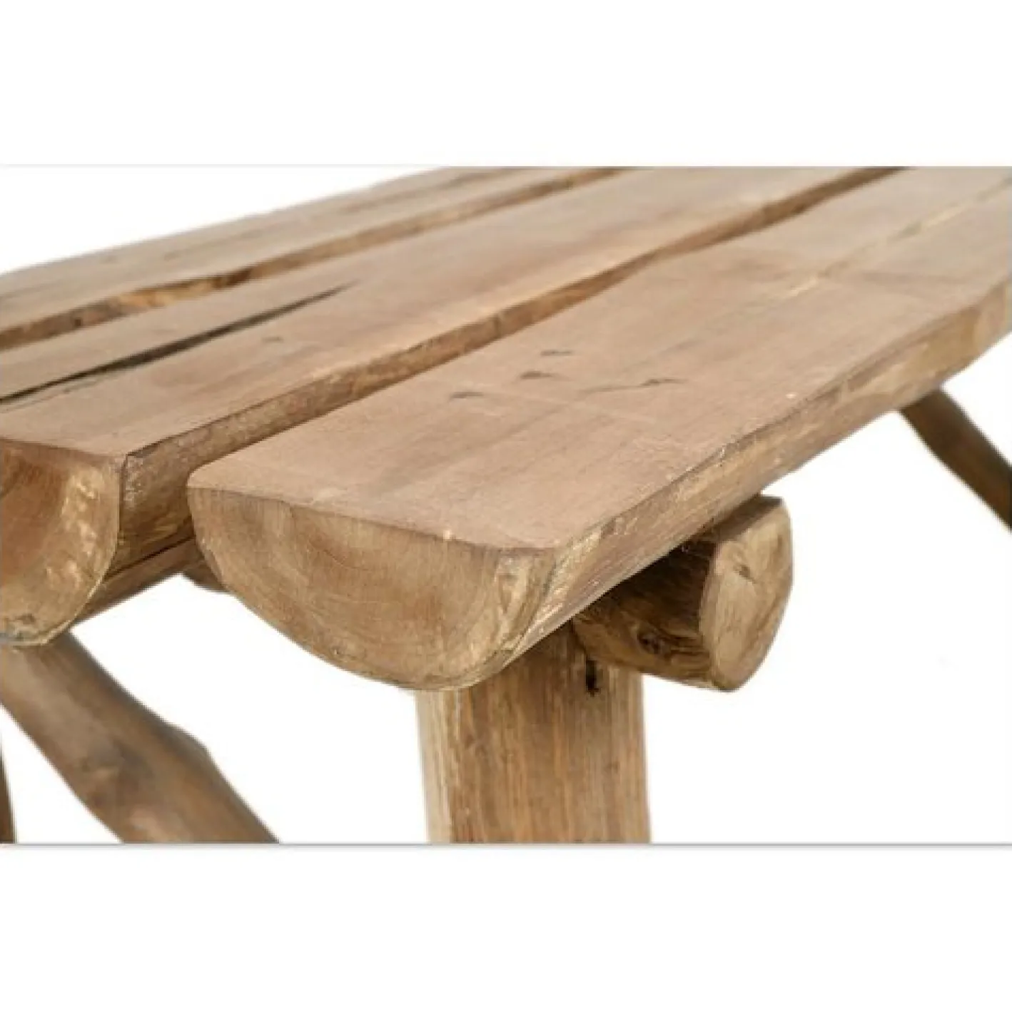 Rustikale Vintage Holzbank