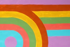 Ryan Rivadeneyra, Triple Loop Pattern, 2026, Acryl auf Aquarellpapier