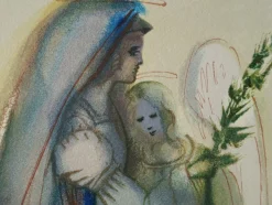 Salvador Dali, Le réconfort des anges, Radierung