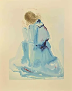 Salvador Dali, The Angel of the First Heaven, Holzschnitt, 1963
