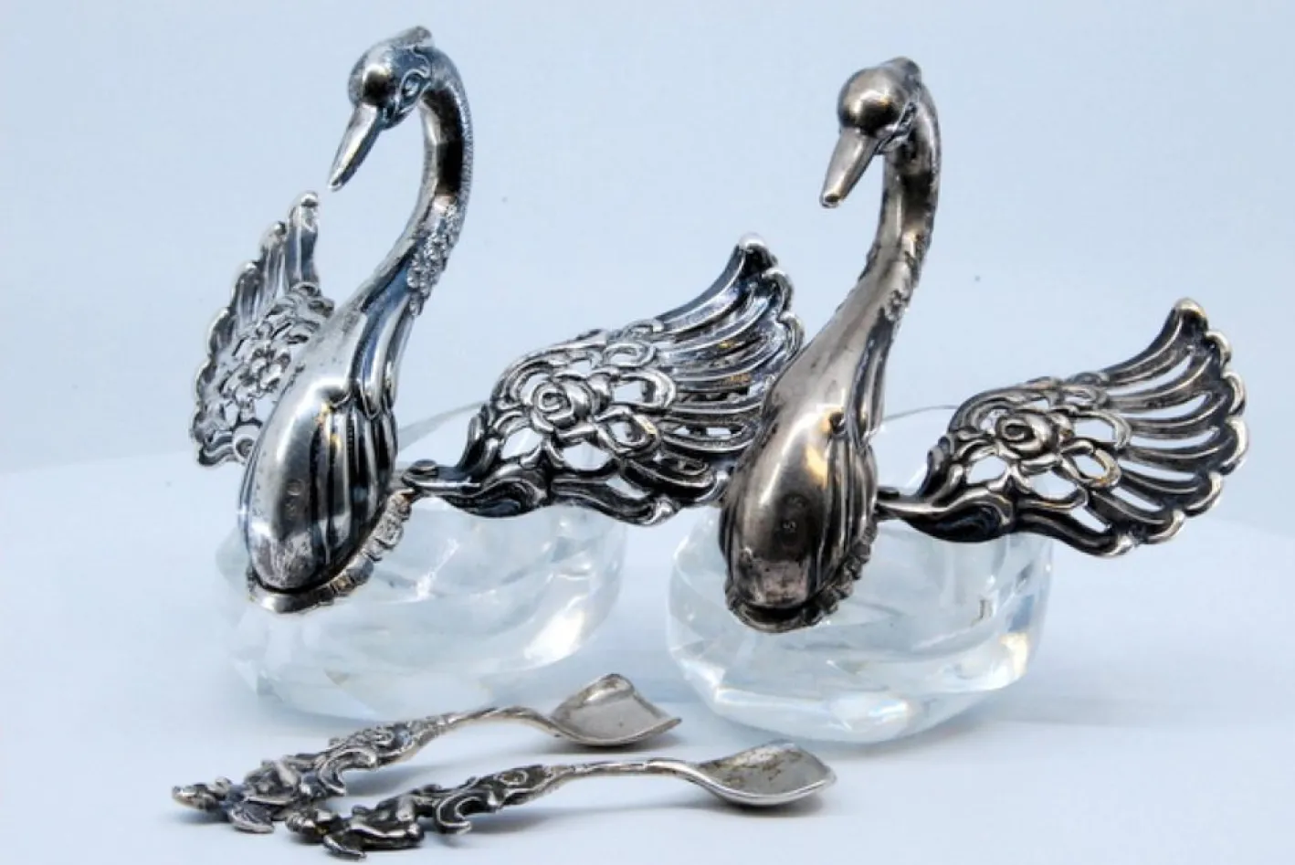 Salz- und Pfefferstreuer aus Glas, 2 . Set