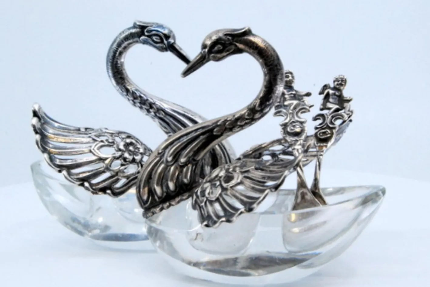 Salz- und Pfefferstreuer aus Glas, 2 . Set