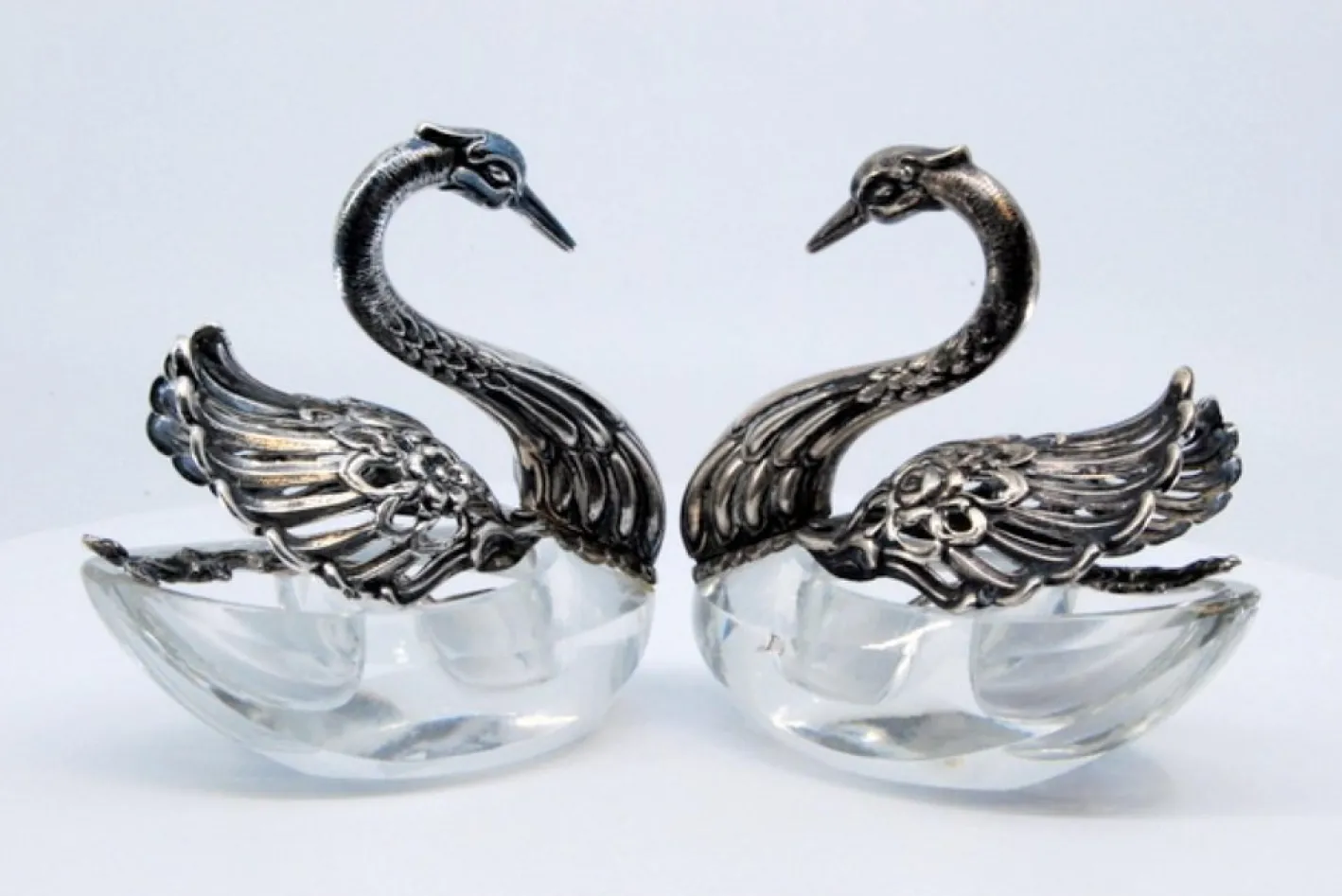 Salz- und Pfefferstreuer aus Glas, 2 . Set