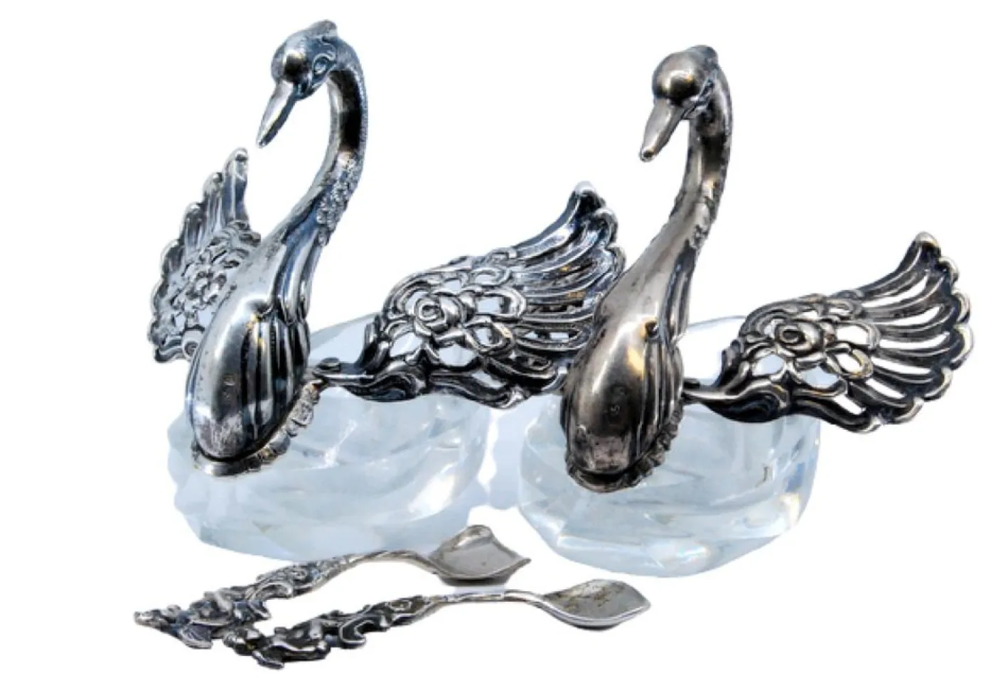 Salz- und Pfefferstreuer aus Glas, 2 . Set