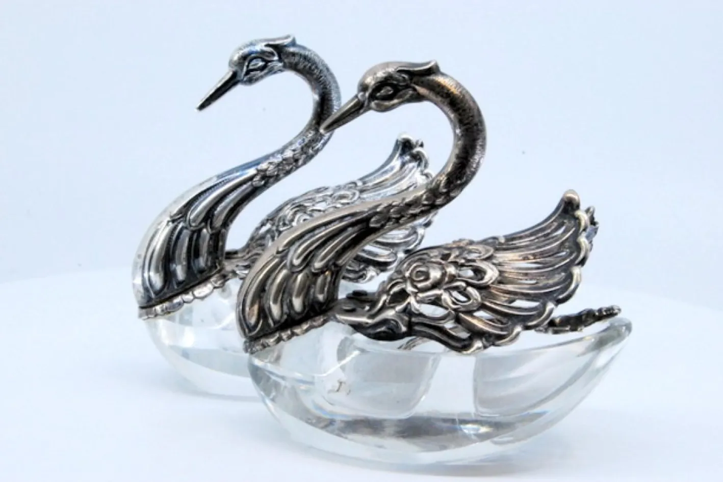 Salz- und Pfefferstreuer aus Glas, 2 . Set