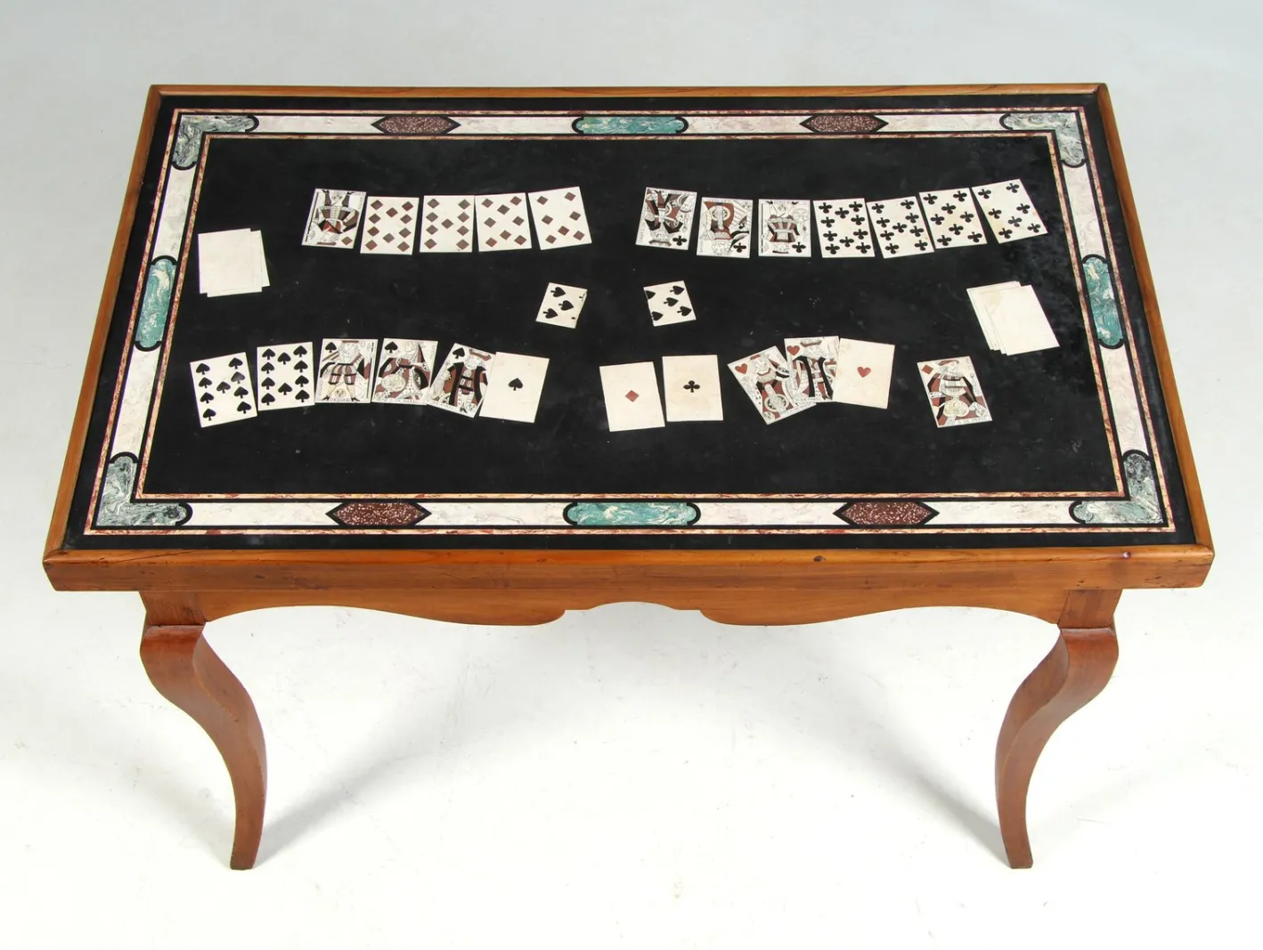 Scagliola Spieltisch, 18.-19. Jh.