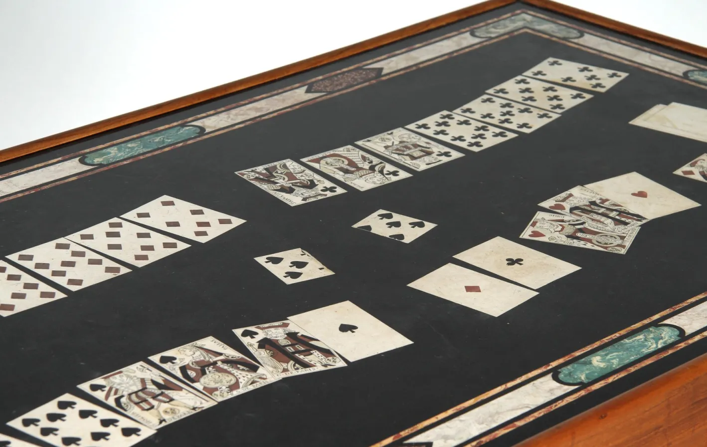 Scagliola Spieltisch, 18.-19. Jh.